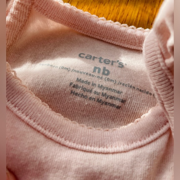 Carter’s/Gerber Newborn Baby Girl Bundle Tanks/T-Shirt Onesies - Picture 2 of 11